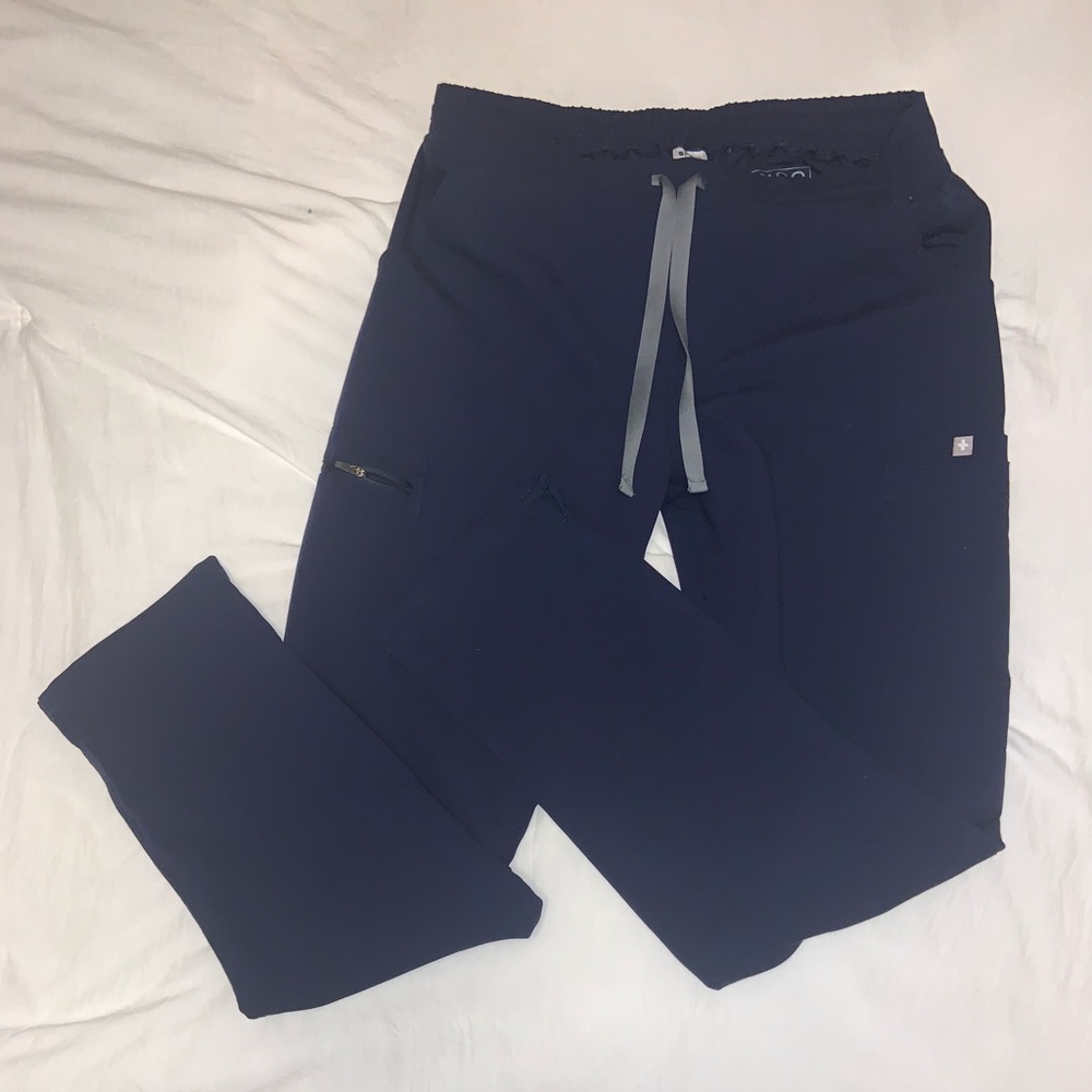 Figs Navy Yola small-regular navy scrub bottoms